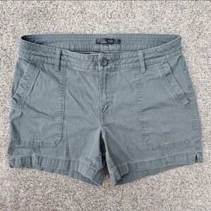 Prana Halle II Forest Green Outdoor Hiking Shorts Stretch Fit Womens Size 12 /31